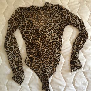 Cheetah Print Bodysuit